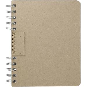 6" x 7.5" Recycled Cardboard Spiral JournalBook®